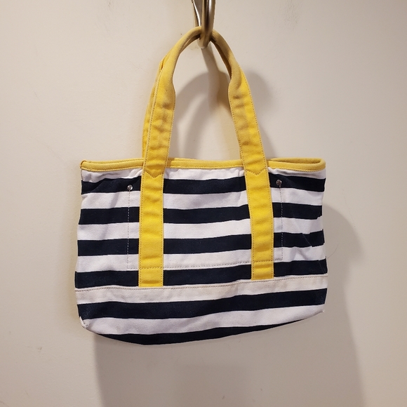 J. Crew Bags J Crew Canvas Striped Medium Tote Poshmark